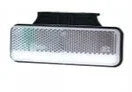 LED neonweiße Begrenzungsleuchte mit Halterung | 12-24V | 50cm Kabel | MV-3250W