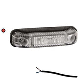 Red LED marker light | 12-24V | 50cm cable | M10MV-500R