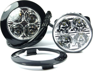 Daytime running light set 2 pieces - Ø 70 mm - LED fog lamps - E4 brand approved - 12V & 24V