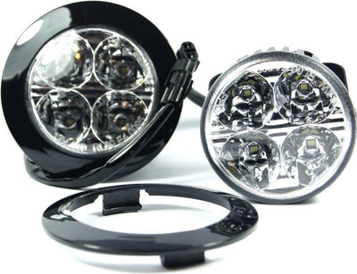 Kit de feux de jour, 2 pièces - Ø 70 mm - antibrouillards à LED - homologués E4 - 12 V et 24 V - LEDPLANET.NL