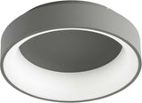 Deco Ceiling Lamp Ø 39cm with backlight - Dimmable without dimmer - Dark gray