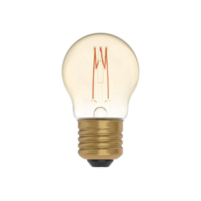 LED-Filamentlampe Gold 136 Lumen - 2,5 W - 1800 K Extra Warmweiß - Dimmbar - E27 - G45