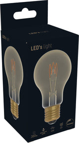 LED-Lampe E27 Gold – Vintage-Design – Dimmbar, extra warmweißes Licht