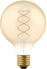 DecoDim LED-Lampe Gold E27 - XL Ø 9,5 cm - Dimmbar - Extra warmweiß - 5W (25W)