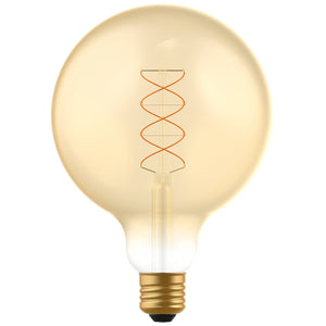 LED-Filamentlampe Gold E27 XXL – 250 Lumen – 4 W – Extra Warmweiß 1800 K – Dimmbar – G125 Ø 12,5 cm