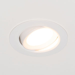 LED-Einbaustrahler, 360 Lumen, 5 W, Warmweiß, dimmbar, neigbar, Weiß, 3er-Pack