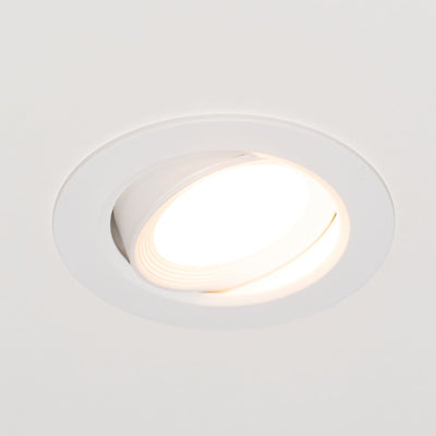 LED Inbouwspot 360 Lumen - 5W - Warmwit - Dimbaar - Kantelbaar - Wit - 3 stuks
