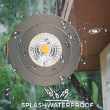 LED's Light Pro LED Inbouwspot Nikkel - DimToWarm - Ø 68mm - Kantelbaar - Warm wit licht - CRI95