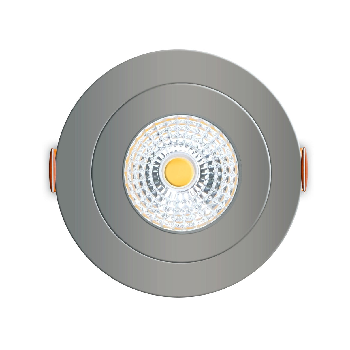 LED's Light Pro LED Inbouwspot Nikkel - DimToWarm - Ø 68mm - Kantelbaar - Warm wit licht - CRI95