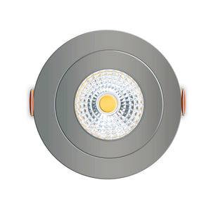 3 PACK - LED's Light Pro LED Inbouwspot Nikkel - DimToWarm - Ø 68mm - Kantelbaar - Warm wit licht - CRI95