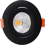 6 PACK - LED's Light Pro LED Inbouwspot Zwart - DimToWarm - Ø 68mm - Kantelbaar - Warm wit licht - CRI95- Dimbaar