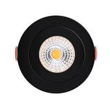 6 PACK - LED's Light Pro LED Inbouwspot Zwart - DimToWarm - Ø 68mm - Kantelbaar - Warm wit licht - CRI95- Dimbaar