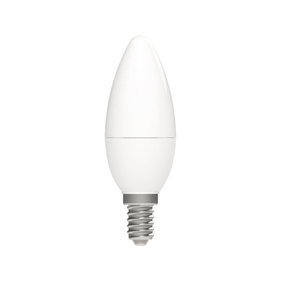 LED-Kerzenlampe E14, dimmbar - 470 Lumen - 5,5 W - Warmweiß 2700K-2200K - Dimmbar bis Warmweiß