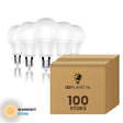 LED lamp E27 A60, 100 stuks, 2700K, doos