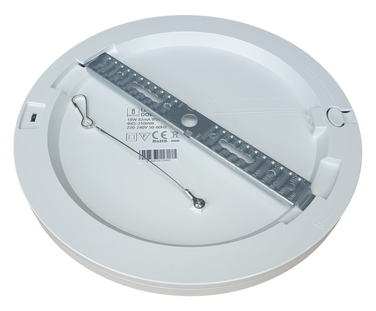 Downlight Ø 330mm | 30W CCT 3000/4000/6000K = 250W | inbouw Ø 65 - 310mm | 230V - LEDPLANET.NL