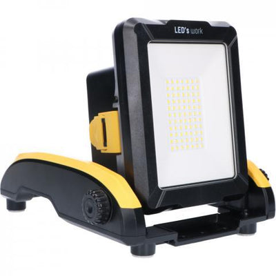 Accu LED Werklamp 2900 Lumen - 18V - Koelwit - Dimbaar - IP54 - Bosch Dewalt Makita Milwaukee Metabo