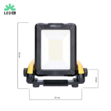 LED's Work 18 V kabellose LED-Arbeitsleuchte 2900 – funktioniert mit Akkus von Makita, Bosch, Dewalt, Milwaukee, Metabo – IP54