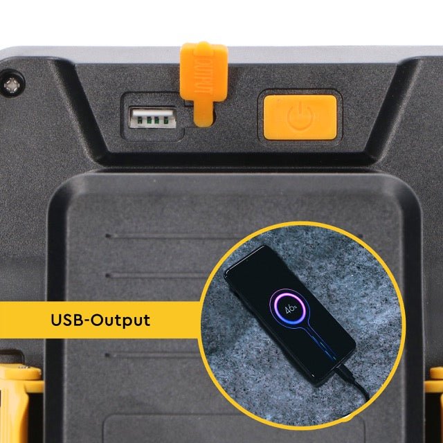 LED's Work 18 V kabellose LED-Arbeitsleuchte 2900 – funktioniert mit Akkus von Makita, Bosch, Dewalt, Milwaukee, Metabo – IP54