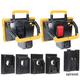 LED's Work Draadloze LED Bouwlamp 5200 - Werkt op accu's van Makita, Bosch, Dewalt, Milwaukee, Metabo – IP54