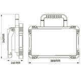 LED's Work Draadloze LED Bouwlamp 5200 - Werkt op accu's van Makita, Bosch, Dewalt, Milwaukee, Metabo – IP54