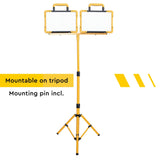 LED's Work Draadloze LED Bouwlamp 5200 - Werkt op accu's van Makita, Bosch, Dewalt, Milwaukee, Metabo – IP54