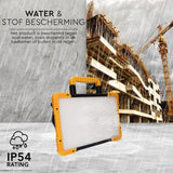 LED's Work Draadloze LED Bouwlamp 5200 - Werkt op accu's van Makita, Bosch, Dewalt, Milwaukee, Metabo – IP54