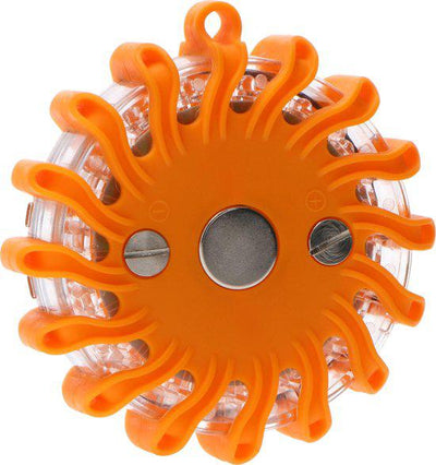 Kabellose LED-Taschenlampe mit Batterie – 9 Modi – Magnetisch &amp; Wasserdicht – Orange