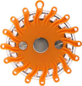 Draadloze LED Zwaailamp op Batterijen - 9 standen - Magnetisch & Waterdicht - oranje