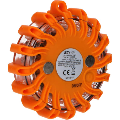 Kabellose LED-Taschenlampe mit Batterie – 9 Modi – Magnetisch &amp; Wasserdicht – Orange