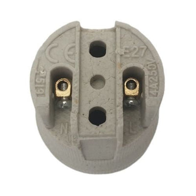 E27 fitting 12V, 250V 2 stuks, grote keramische lamphouder