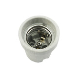 E27 fitting 12V - 250V 2 pieces | large ceramic lamp holder | white/beige 