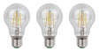 E27 LED lamp 3 stuks | gloeilamp A60 | 8W=80W | daglichtwit filament 6500K - LEDPLANET.NL