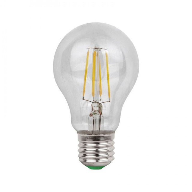 E27 LED lamp | gloeilamp A60 | 6W=60W | daglichtwit filament 6500K - LEDPLANET.NL