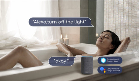 Ampoule LED intelligente E27 d’Aigostar avec commande vocale intelligente et éclairage personnalisable