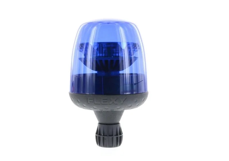 LED R65 Rundumkennleuchte blau 12/24v Flexi DIN Einzelblitz | D14733