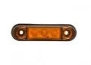 Bernsteinfarbene LED-Begrenzungsleuchte mit Halterung | 12-24V | 50cm Kabel | MV-4300A