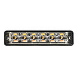 LED-Blitz 6 LEDs | R65 | ultraflach | bernsteinfarben | 10–30 V | S11F6002