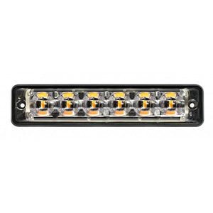 LED-Blitz 6 LEDs | R65 | ultraflach | bernsteinfarben | 10–30 V | S11F6002