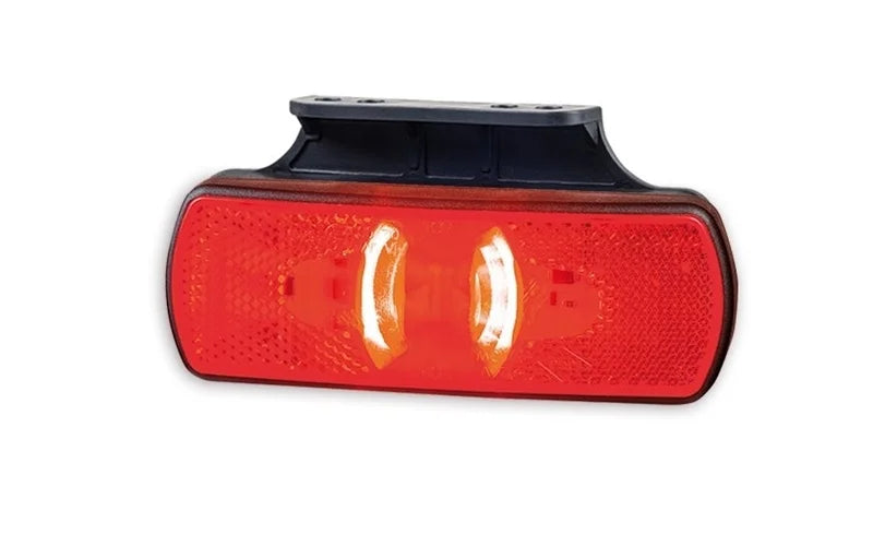 LED neon red marker light with bracket | 12-24V | 50cm cable | MV-3350R