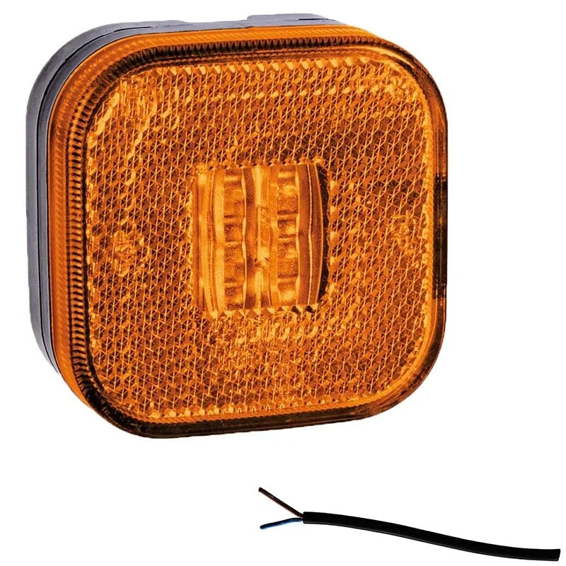 LED-Begrenzungsleuchte gelb | 12-24V | 50cm Kabel |