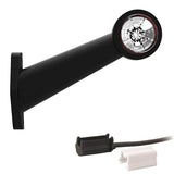 Left | LED position lamp | angled stem | 12-24V | 1.5mm² connector | M10BV-521RW
