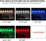 LED's Light EasyFix Kastverlichting met Bewegingssensor - RGB functie - 6 lichtpunten - Draadloos en oplaadbaar (USB-C) - 68,5 cm