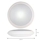 EasyFix LED Ceiling Lamp 30 cm - Dimmable light color and brightness - Waterproof - IP66