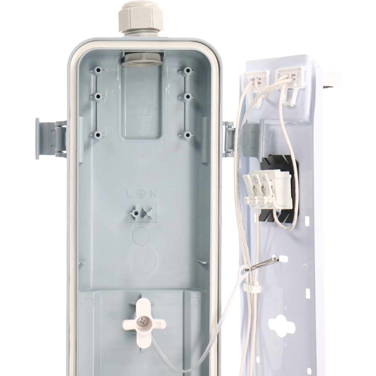 LED's Light Dubbele LED TL lamp 60 cm - compleet met LED buizen - Binnen en buiten - 2200 lm - 2x6W - 4000K