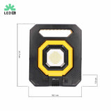 LED's Work Oplaadbare Werklamp 1500 - Met accu oplaadbaar - Draadloos - IP54 waterbestendig