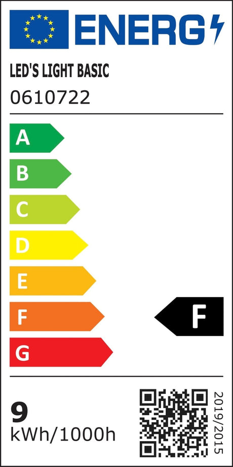 LED-TL-Röhre, Tageslichtweiß 6500K - 60cm 900 Lumen - 9W - T8-Fassung - mit Starter