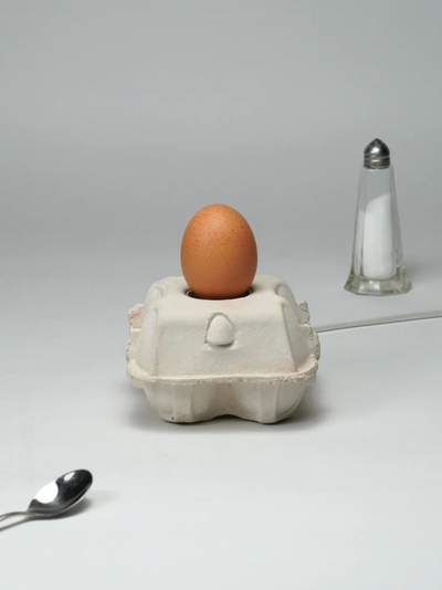 EggboxLAMP Classic LED-Lampe in Eiform, beige, mit rundum sanftem Licht zur Wohndekoration