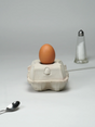 EggboxLAMP Classic LED lamp met eivorm, beige kleur, rondom zacht licht voor huisdecoratie