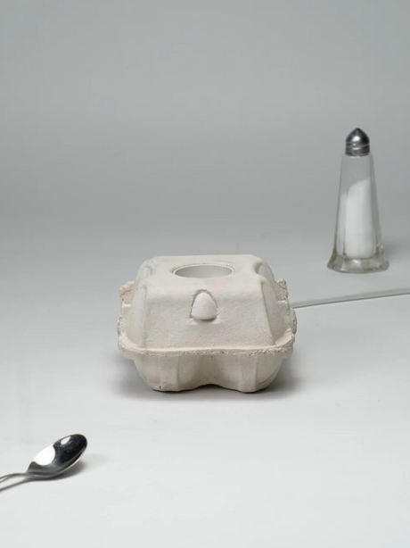 EggboxLAMP Classic LED lamp met decoratieve uitstraling, wit, energiezuinig en modern design