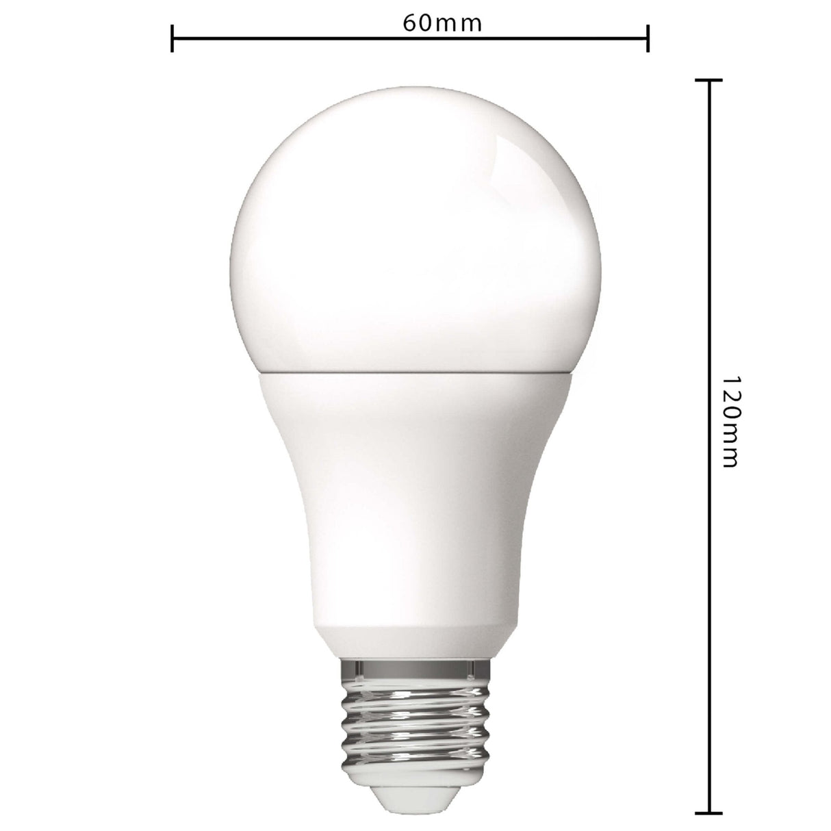E27 LED-Lampe – 4 W (ersetzt 60 W) – 3000 K warmweiß – 1 Leuchtmittel